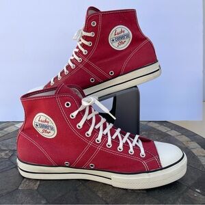Converse Lucky Star HI Garnet Egret Red White Sneaker Men’s 10 Women 11.5 Unisex